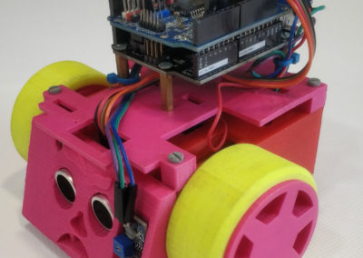 Proyecto de programación con robot seguidor de línea